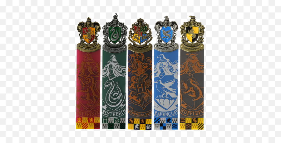 Bookmark Collection - House Crests Harry Potter House Bookmarks Png,Hogwarts Png
