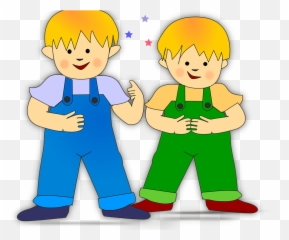 Library Of Two Little Boys Png Black And White Stock - Two Brothers Clipart,Boys Png