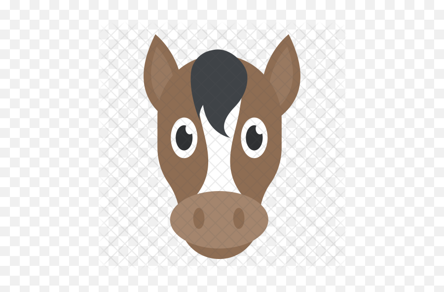 Horse Head Icon - Cartoon Png,Unicorn Head Png