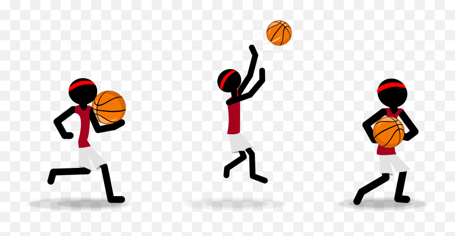 Stickman Slam Dunk - Png Download Clip Art,Dunk Png