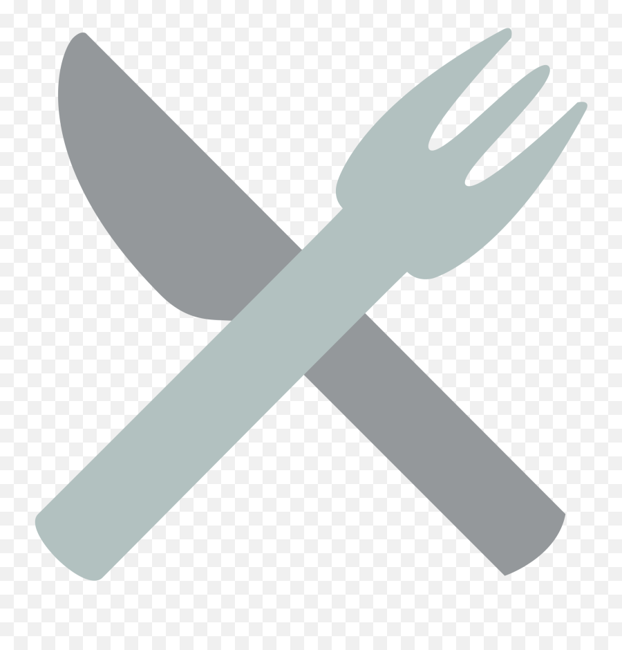 Fork And Knife Emoji Png Image With - Emoji Garfo E Faca,Knife Emoji Png