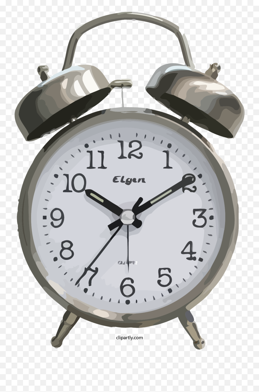 Elgen Old Clock Clipart Png U2013 Clipartlycom - Analog Clock Png,Vintage Clock Png