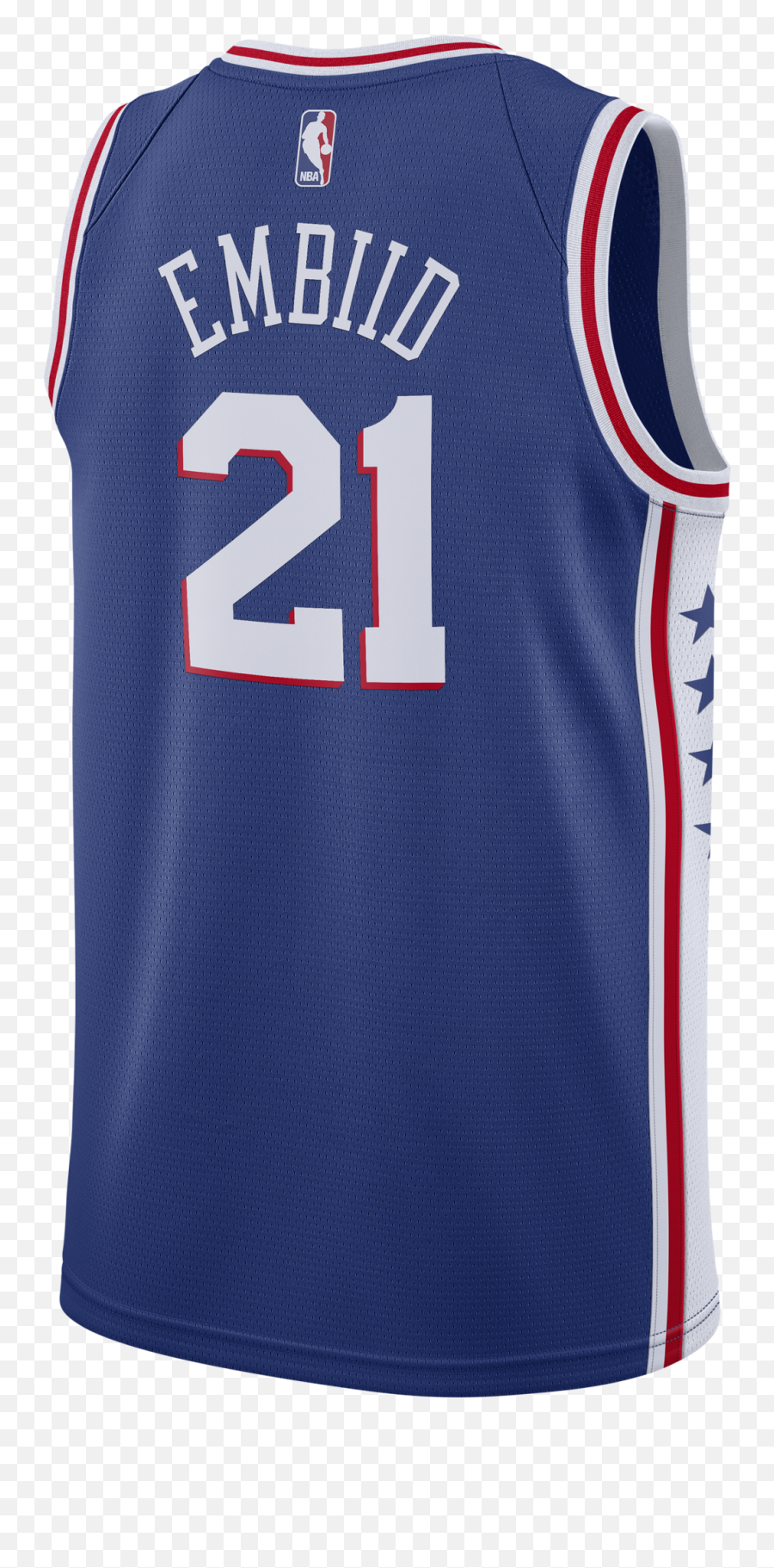 Philadelphia 76ers Menu0027s White Ben Simmons 2018 Earned Edition Swingman Jersey By Nike - Sports Jersey Png,Jersey Png