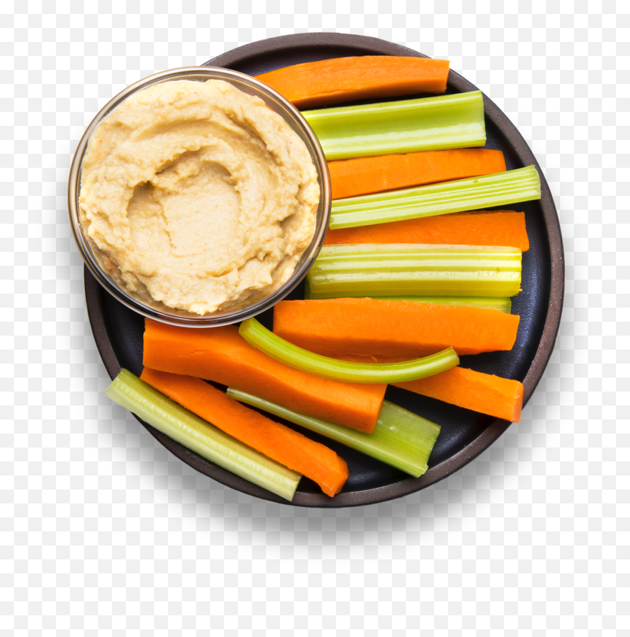 Download Veggies U0026 Hummus - Glutenfree Diet Full Size Png Plate Hummus And Veggies,Diet Png