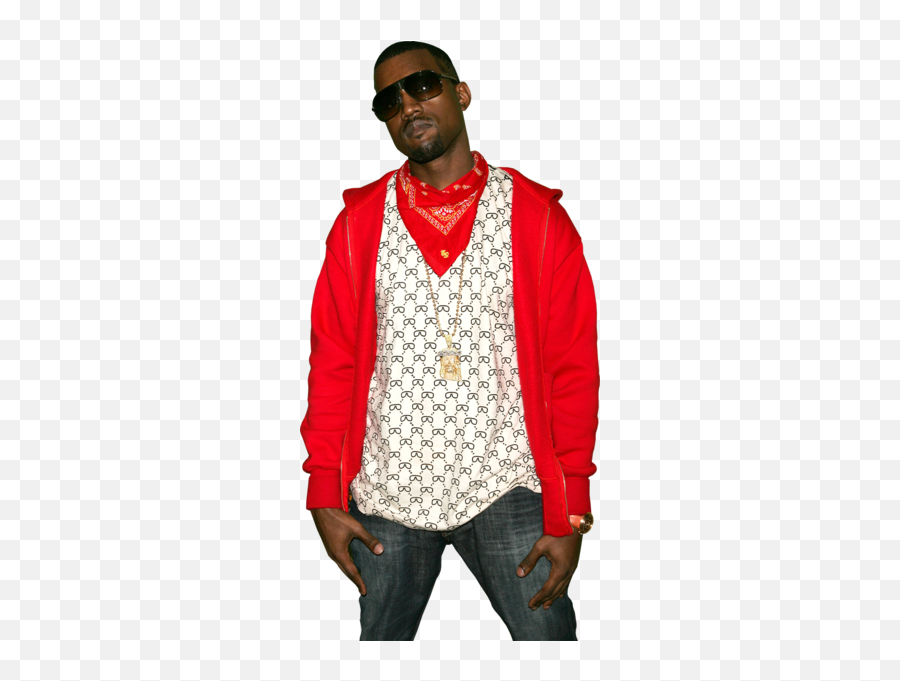 Kanye West Red Bandana Psd Official Psds - Kanye West With Bandana Png,Red Bandana Png