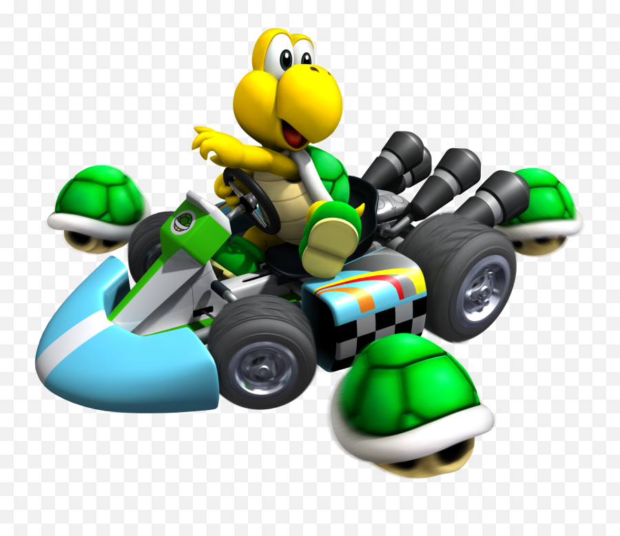 Koopa Troopa Mario Kart Png Transparent - Koopa Troopa Mario Kart Png,Mario Kart Png