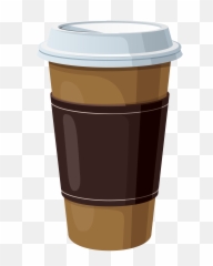 Coffee In Plastic Cup Png Clipart To - Paper
