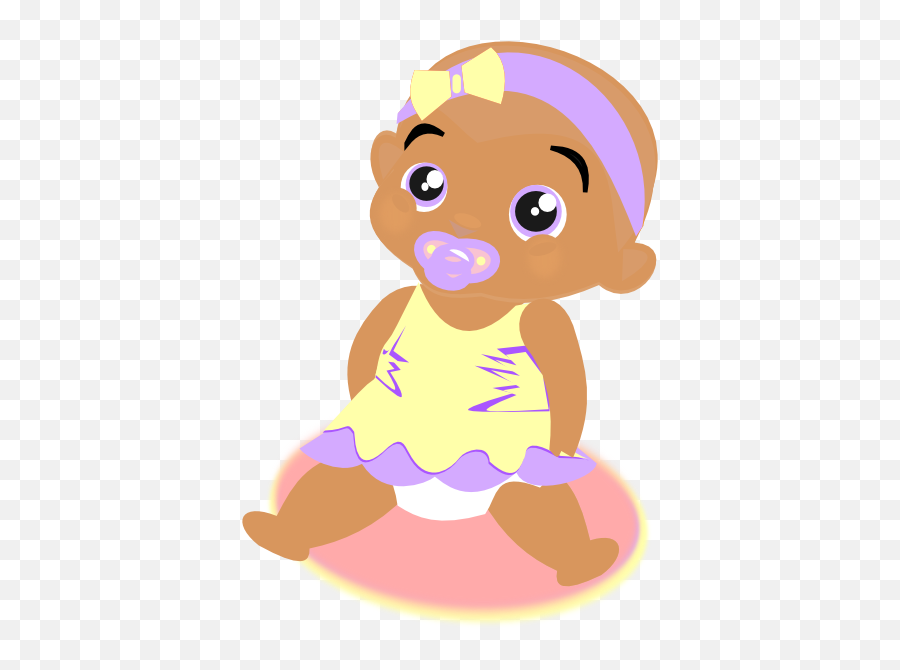 Download Free Png Real Black Clipart Of African - Baby Girl Clip Art,African American Png