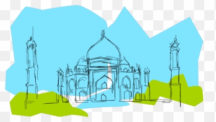 Kablam India The Taj Mahal Svg Vector - Creation Of An Empire Png,Taj Mahal Png