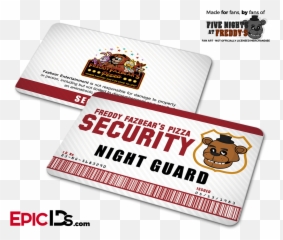 Freddy Fazbears Pizza Fnaf Id Badge - Logo Pizzeria Freddy Fazbear Png,Freddy Fazbear Png