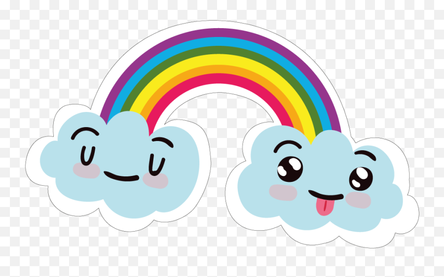 Download Collection Cute Things - Cute Cartoon Rainbow Png,Cartoon Rainbow Png