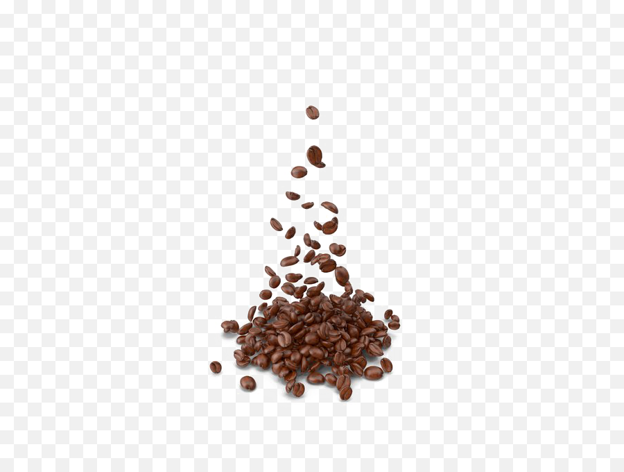 Download Coffee Beans Free Png Image - Pouring Coffee Beans Coffee Christmas Tree Png,Beans Png