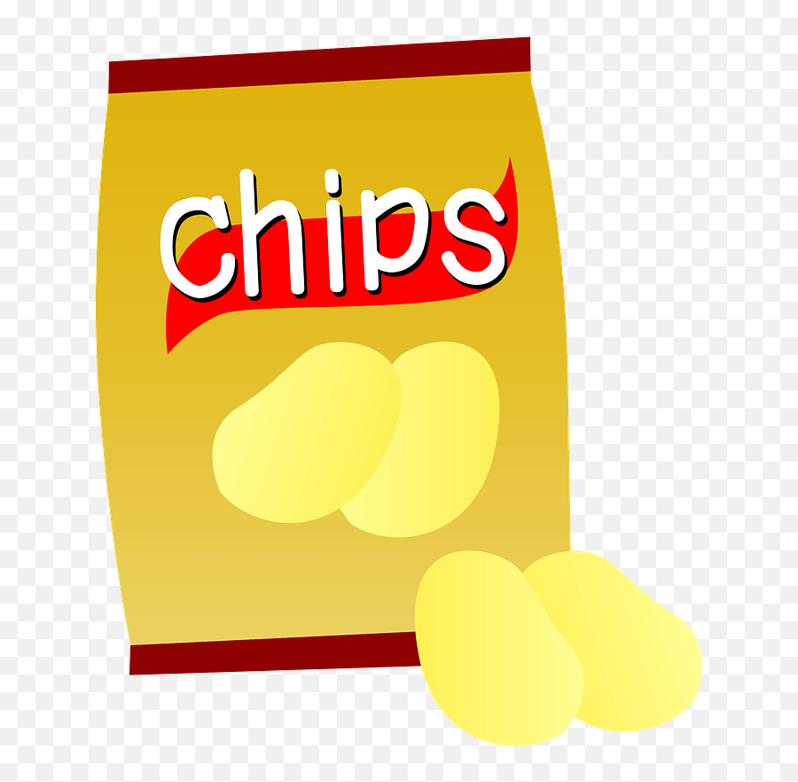 Potato Chips Clipart - Clipart Picture Of Chips Png,Potato Chips Png
