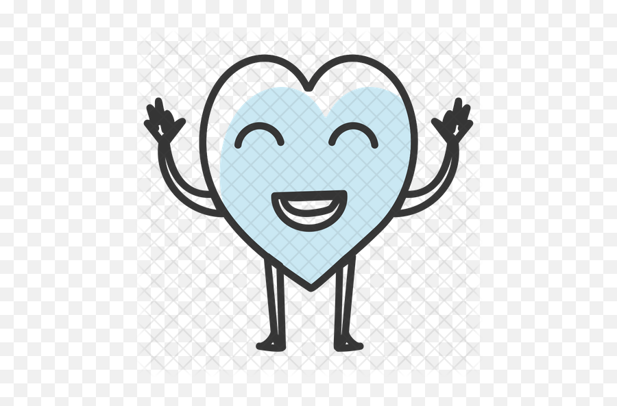 Heart Cartoon Icon Of Colored Outline - Vatican Museums Png,Heart Cartoon Png