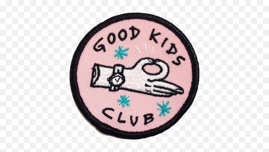 Pnground Cute Patches Pin And Embroidered - Good Kids Club Png,Pin Transparent