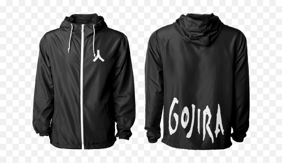 Gojira Volcano Logo Windbreaker - Gojira Windbreaker Png,Gojira Logo