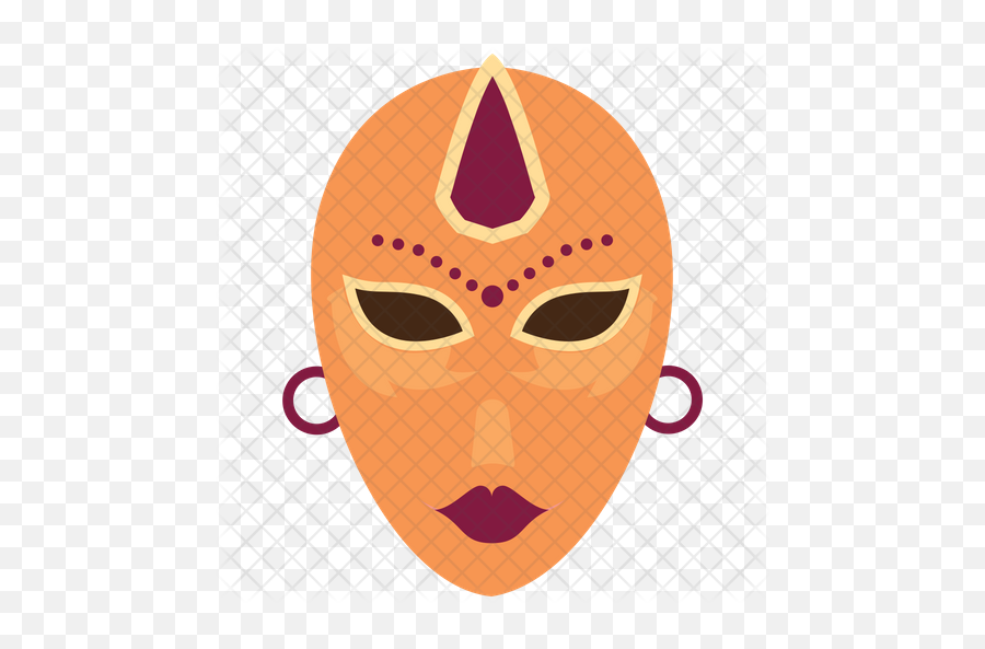 Theatre Mask Icon Of Flat Style - For Adult Png,Theatre Masks Png