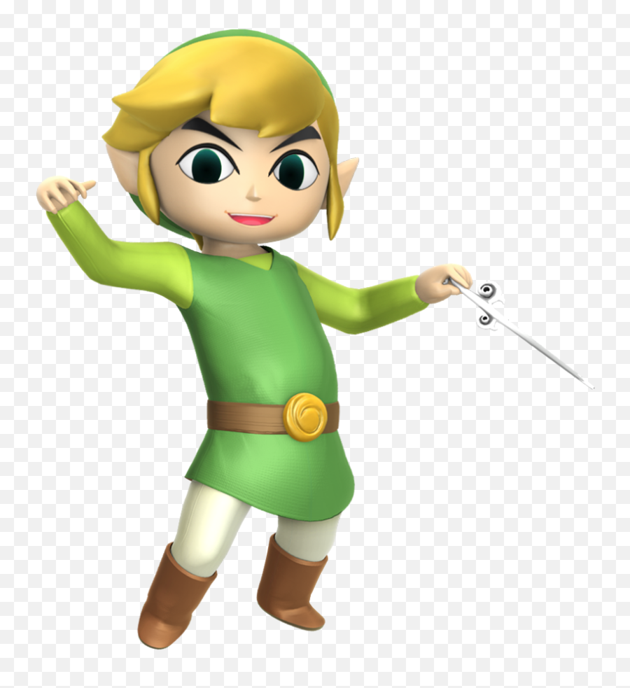 Toon Link Hyrule Warriors Style - Hyrule Warriors Toon Link Png,Toon Link Png