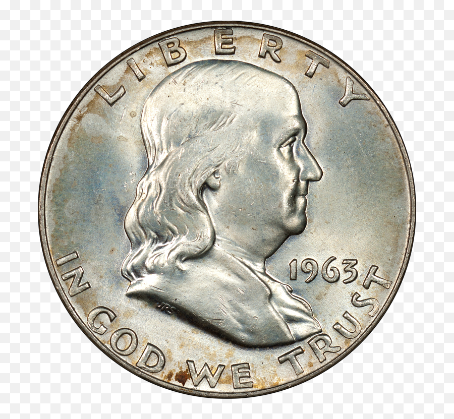 Franklin Half Dollar - Ben Franklin Half Dollar Png,Benjamin Franklin Png