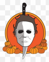 Halloween Michael Myers Art Designed - Clipart png