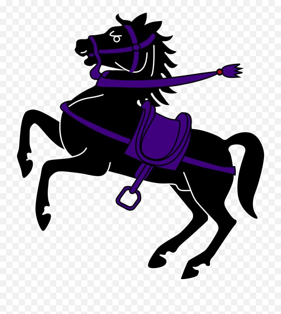 Silhouette Of A Horse With Saddle Free - Fc Seuzach Png,Saddle Png