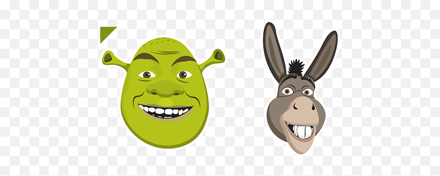 Shrek And Donkey Cursor - Cartoon Png,Donkey Shrek Png