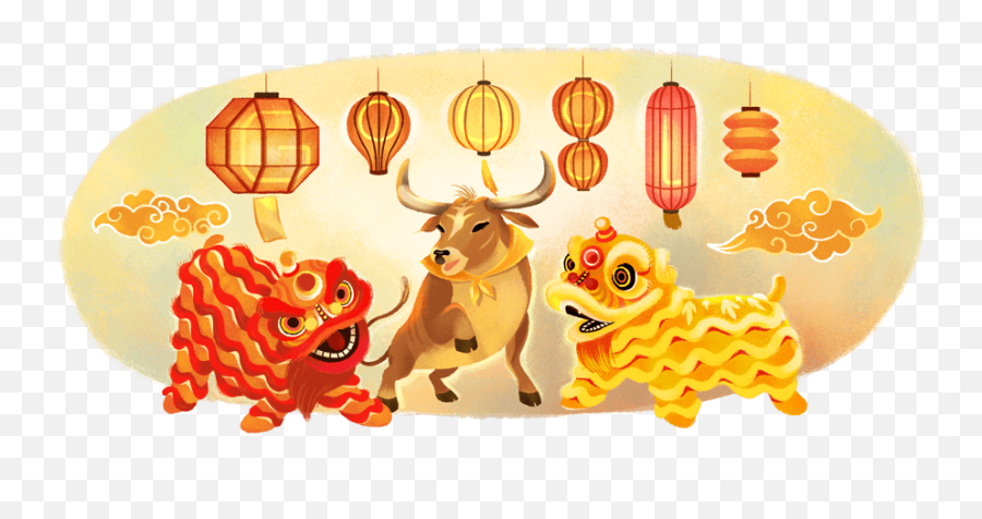 475 Anniversary Of Santiago City Foundation - Google Lunar New Year 2021 Png,Happy New Year Icon 2016