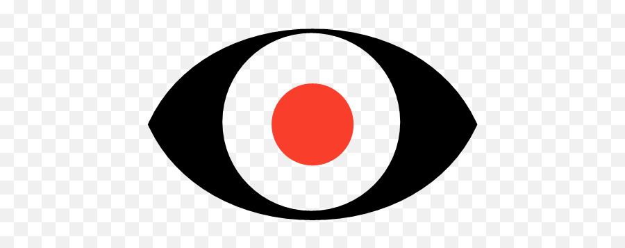 Eyeball View Watch Icon - Security Double Color Red And Png,Eyeball Icon Png