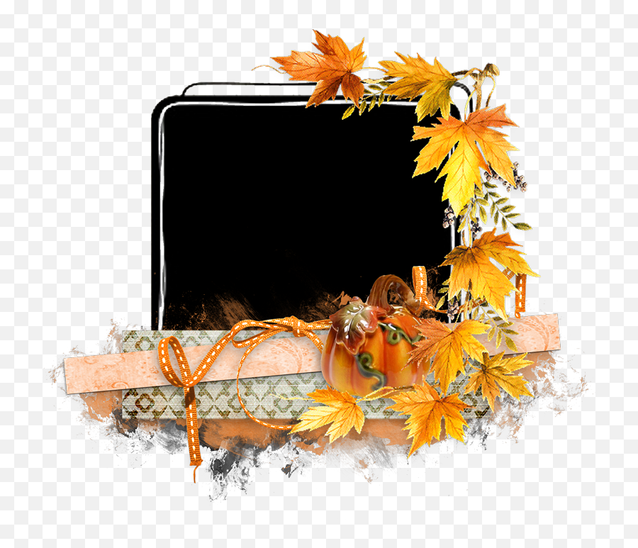 Clipart Fall Frame Picture - Borders Png,Fall Frame Png