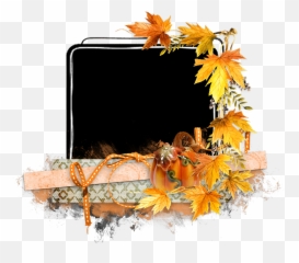 Clipart Fall Frame Picture - Borders png
