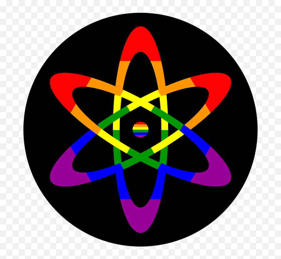 Symmetry Symbol Graphic Design Png - Atoms Cliparts,Chemistry Icon Vector