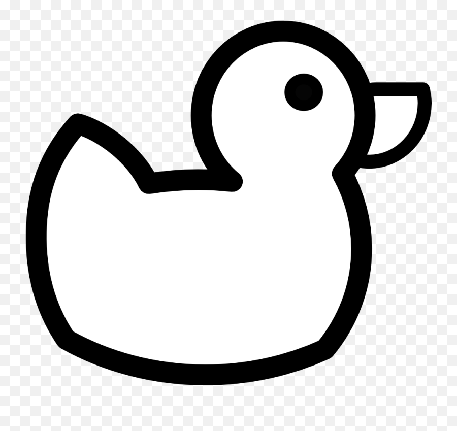 Black And White Icon 402422 - Free Icons Library Duck Outline Clipart Png,Black Icon Packs