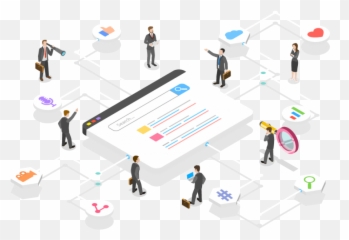 Seo - Friendly Website Design Marketing Illustration png