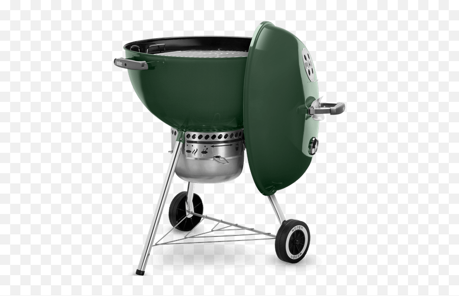 Weber Original Kettle Premium Cr 23 Charcoal Grill With - Weber Premium Kettle Crimson Png,Green Thermometer Icon