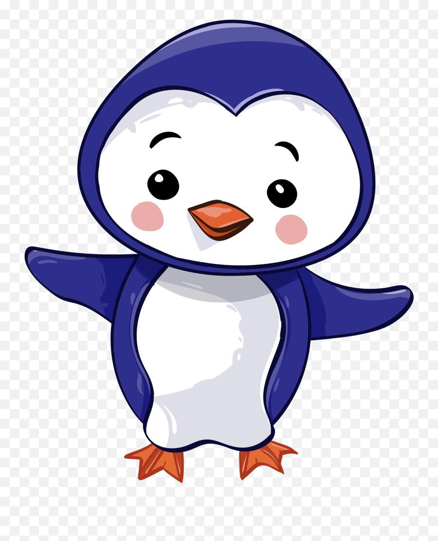 Cute Penguin Clipart - Chim Cánh Ct Vector Png,Cute Penguin Icon