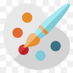 Paint Palette Art Vector Svg Icon 3 - PNG Repo Free Icons Dot