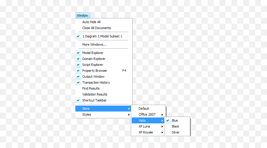 Windowing Features - Vertical Png,Vista Taskbar Icon