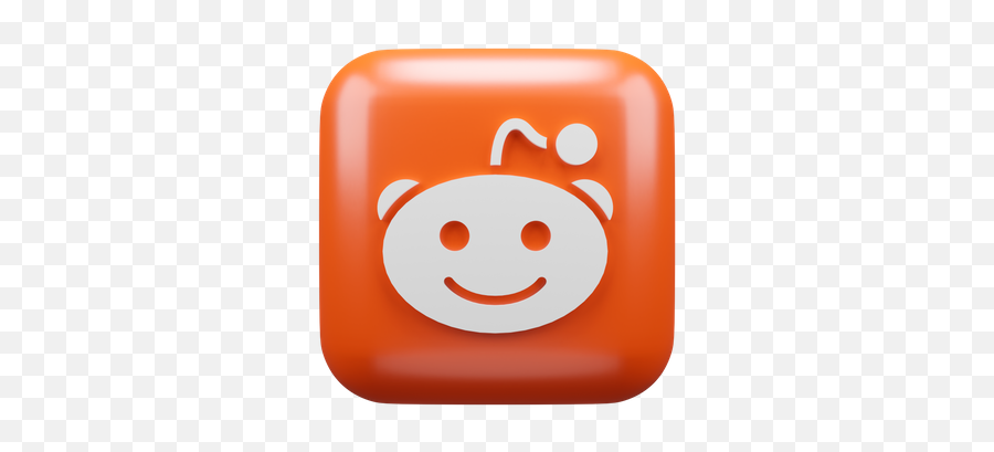 Free Pinterest Logo 3d Illustration Download In Png Obj Or - Reddit 3d Logo,3d App Icon