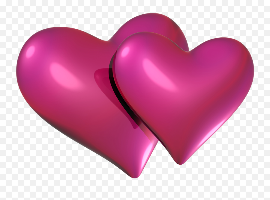 Download Valentine Pink Hearts Png - Good Morning Love Images Download,Pink Hearts Png