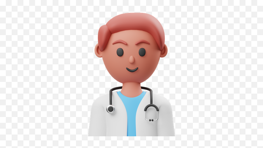 Male Doctor Avatar Icon - Download In Line Style Woman Doctor 3d Illustration Png,Doctor Who Icon