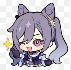 Sticker Maker - Genshin Genshin Stickers Keqing Png,Fire Emblem Lucina Icon