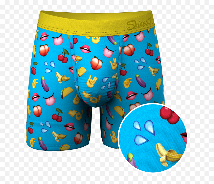 The Innuendo Emoji Ball Hammock Pouch Underwear - Men Underwear On Table Png,Emoji Icon Cheats Level 20