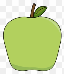 Apples Border Background Transparent - Green Clipart png