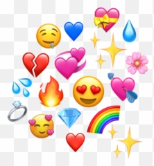 Emoji Coração Meme Heart Iphone - Heart Meme Png,Memes Png