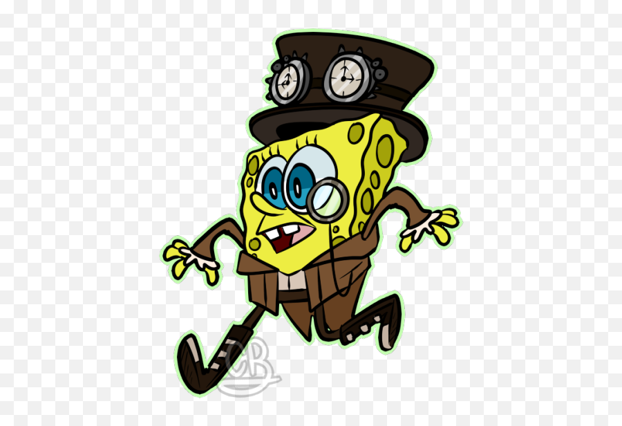 Download Squidward Tentacles Drawing Steampunk Cartoon Clip - Steampunk Spongebob Png,Tentacles Transparent Background