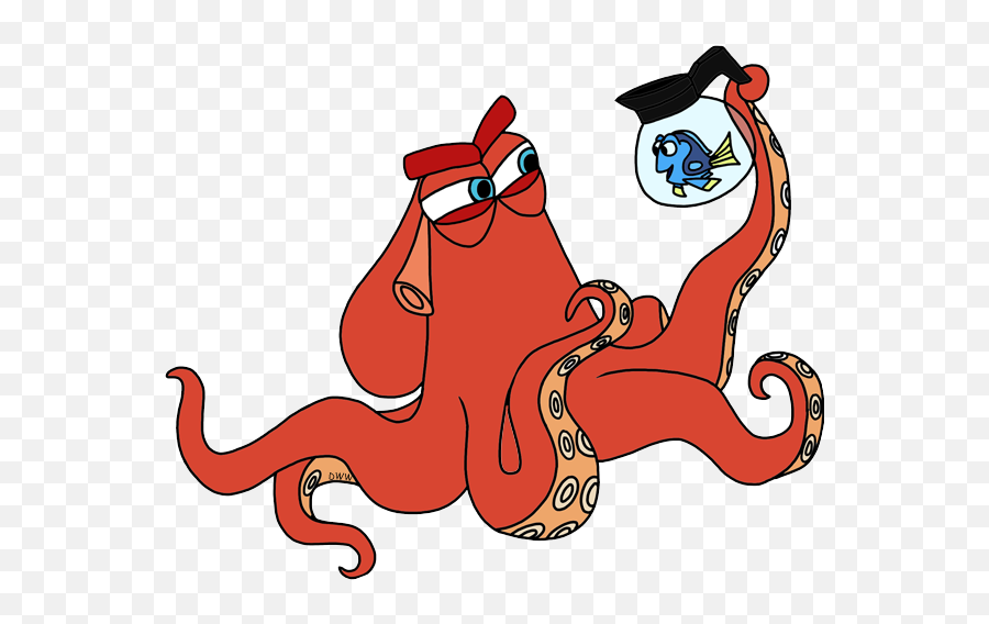 Clipart Finding Dory Octopus - Cartoon Hank Finding Dory Png,Finding Nemo Png