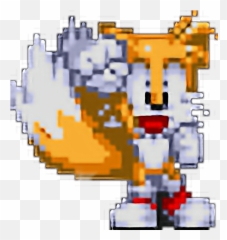 Tails Sprite Png - Tails Sonic Sega Genesis 90s Retro Tails Sprites Do Sonic Mania,Sega Genesis Png