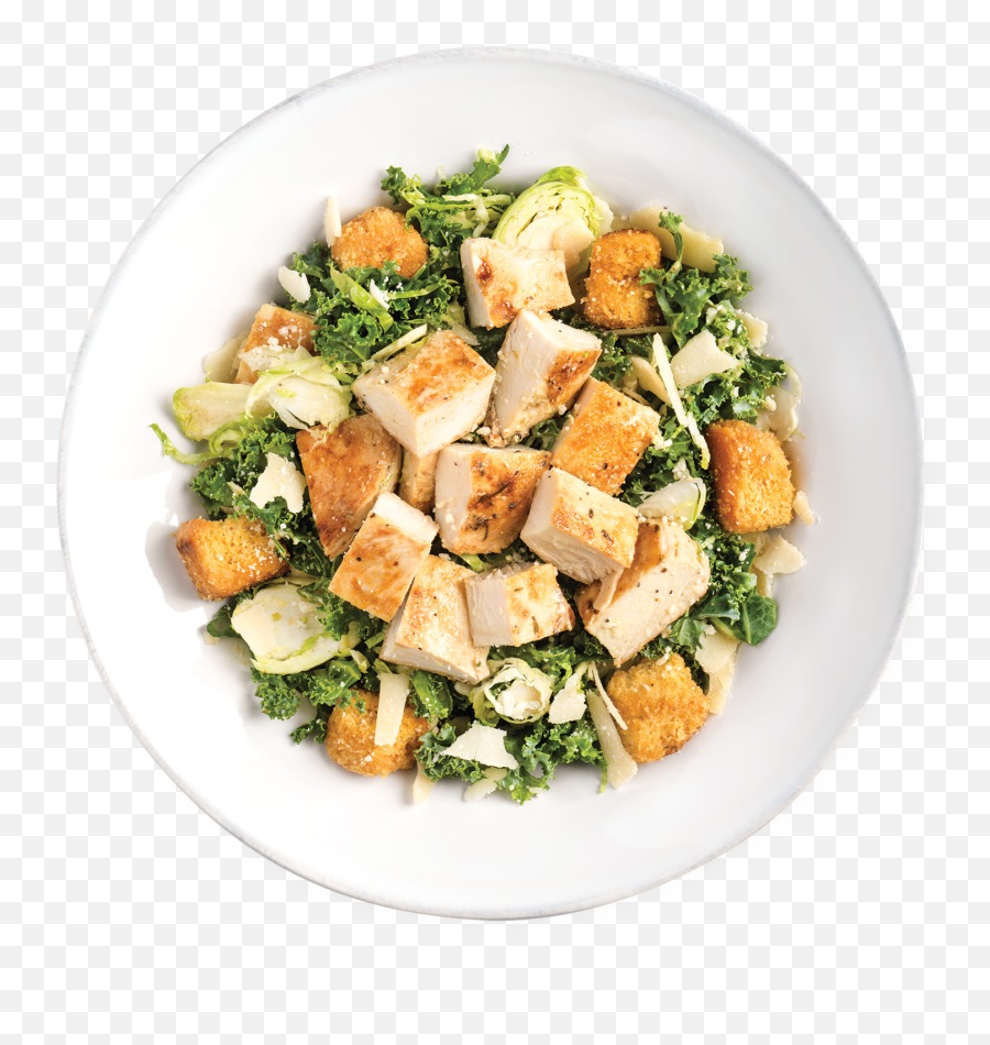 Download Kale Caesar Salad - Caesar Salad From Top Png,Caesar Salad Png