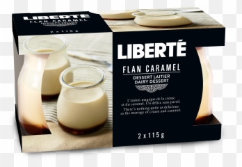 Liberté Dairy Desserts Flan Caramel - Liberte Creme Brulee Png,Flan Png