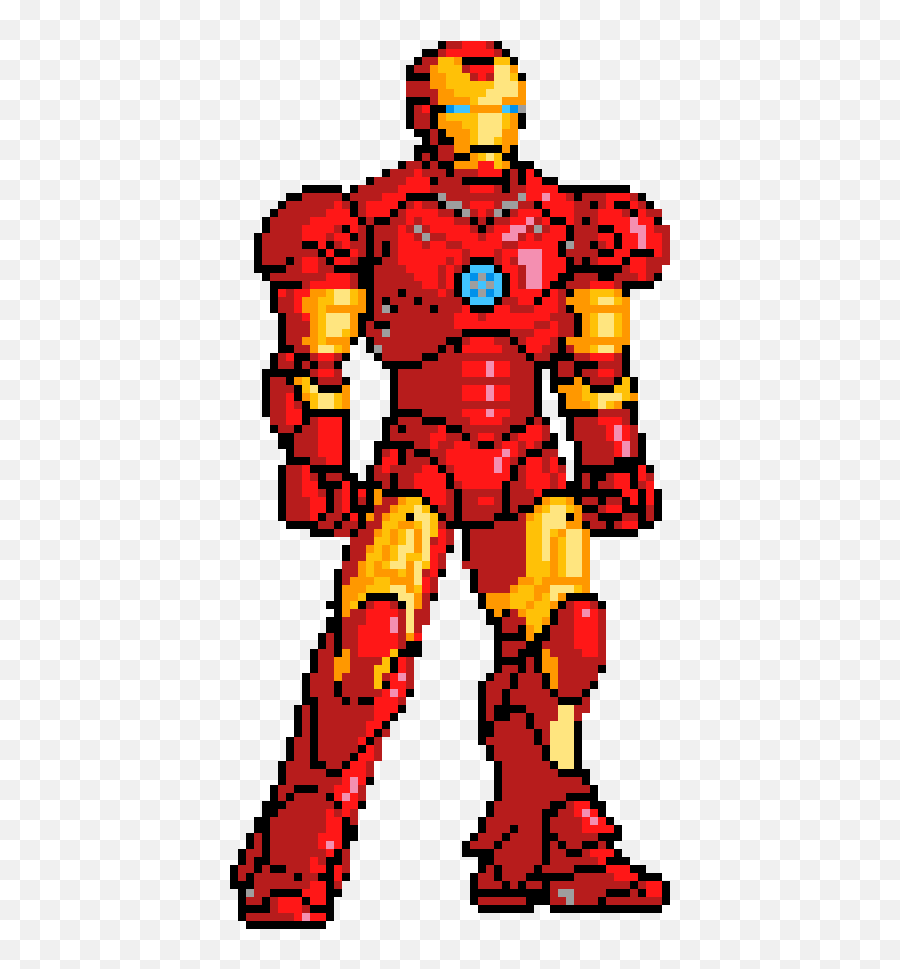 Pixilart - The Invincible Ironman By Og0609 Ironman Hama Png,Iron Man Png